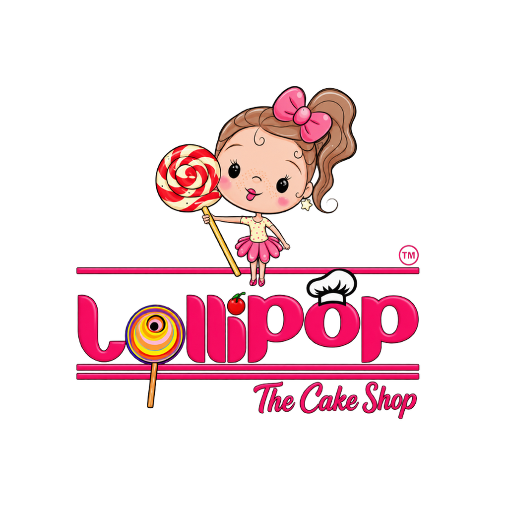 Lollipop The Cake Shop Signature Logo